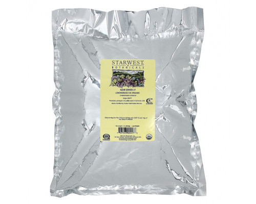 Травяные сборы и чаи Starwest Botanicals, Органический лемонграсс, измельченный и просеянный, 1 фунт (453,6 г) Травяные сборы и чаи Starwest Botanicals, Органический лемонграсс, измельченный и просеянный, 1 фунт (453,6 г)