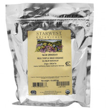 Starwest Botanicals Цельные семена расторопши органические 1 фунт