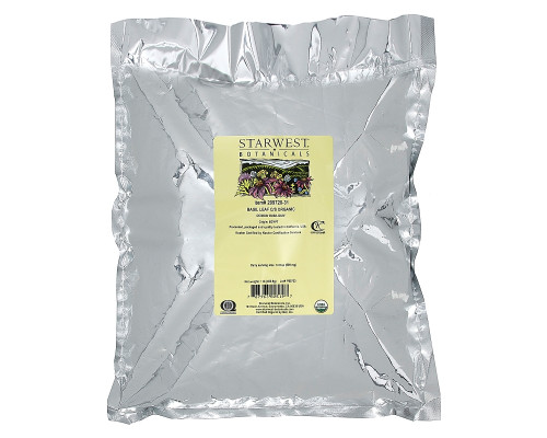 Starwest Botanicals Лист базилика Basil Leaf C/S органический 1 фунт Starwest Botanicals Лист базилика Basil Leaf C/S органический 1 фунт