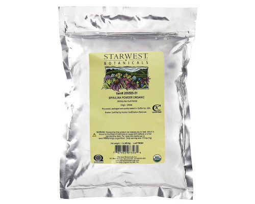 Starwest Botanicals Органический порошок спирулины 1 фунт