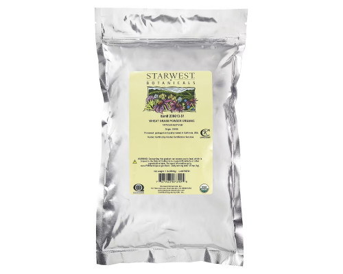 Starwest Botanicals, Organic Wheat Grass Powder, 1 lb (453.6 g) Starwest Botanicals, Organic Wheat Grass Powder, 1 lb (453.6 g)