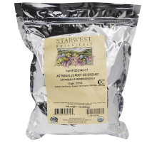 Starwest Botanicals Натуральный корень астрагала порезанный и просеянный 1 фунт
