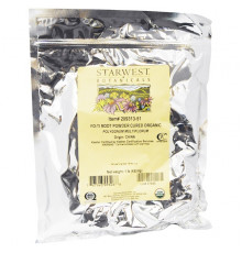 Starwest Botanicals Органический выдержанный порошок корня горца многоцветного 453.6 г)