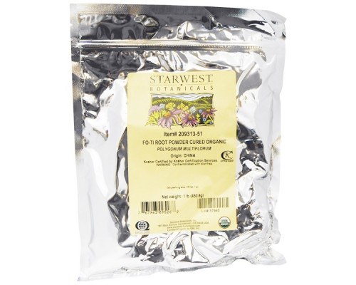 Starwest Botanicals Органический выдержанный порошок корня горца многоцветного 453.6 г) Starwest Botanicals Органический выдержанный порошок корня горца многоцветного 453.6 г)