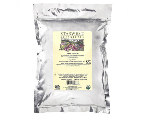 Растительные экстракты и настойки Starwest Botanicals, Органический порошок Bladderwrack, 453,6 г (1 фунт) Растительные экстракты и настойки Starwest Botanicals, Органический порошок Bladderwrack, 453,6 г (1 фунт)