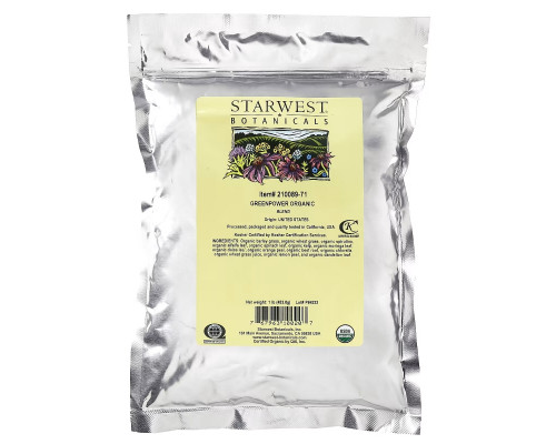 Starwest Botanicals Органическая зеленая смесь 1 фунт (4536 г) Starwest Botanicals Органическая зеленая смесь 1 фунт (4536 г)