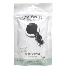 От гриппа и простуды Starwest Botanicals, Органическая бузина, 89,9 г (3,17 унции)