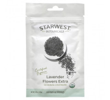 Травяные сборы и чаи Starwest Botanicals, Органические цветки лаванды, 13,9 г (0,49 унции)