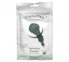 Водоросли Starwest Botanicals, Органическая спирулина в порошке, 70 г (2,47 унции)