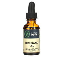 Vitality Works, Масло орегано, 1 жидкая унция (30 мл)