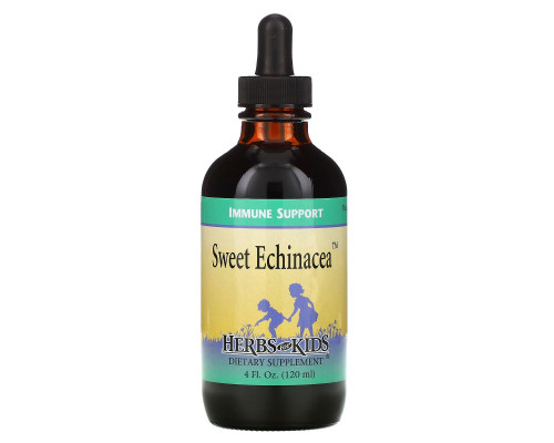 Herbs for Kids, Sweet Echinacea, 4 жидких унции (120 мл) Herbs for Kids, Sweet Echinacea, 4 жидких унции (120 мл)