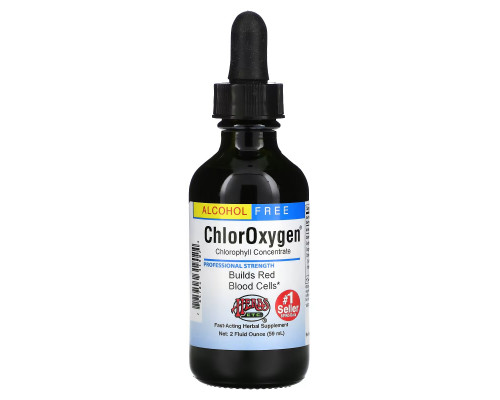 Herbs Etc., ChlorOxygen, концентрат хлорофилла, без спирта, 2 ж. унц. (59 мл) Herbs Etc., ChlorOxygen, концентрат хлорофилла, без спирта, 2 ж. унц. (59 мл)