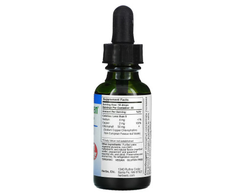 Herbs Etc., Chlor Oxygen, Professional Strength, Alcohol Free, 1 fl oz (29.5 ml) Herbs Etc., Chlor Oxygen, Professional Strength, Alcohol Free, 1 fl oz (29.5 ml)
