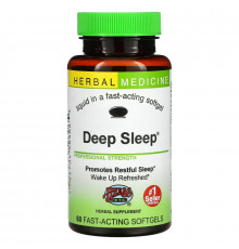 Herbs Etc., Deep Sleep, 60 Fast-Acting Softgels