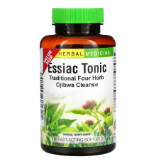 Herbs Etc. Травяной тоник Essiac  в капсулах для поддержания иммунитета и очищения организма, без спирта 120 быстродействующих капсул