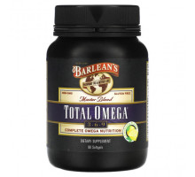 Рыбий жир и Омега 3, 6, 9 Barlean's, Master Blend, Total Omega 3-6-9, лимонад, 90 мягких таблеток