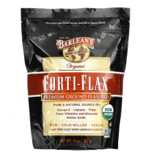 Рыбий жир и Омега 3, 6, 9 Barlean's, Organic Forti-Flax, молотое льняное семя премиального качества, 397 г (14 унций)
