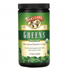 Barlean's Organic Greens порошок 846 унции (240 г)