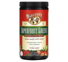 Суперфуды Barlean's, Superfruit Greens, клубника и киви, 270 г (9,52 унции)
