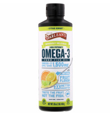 Barlean's Citrus Sorbet High Potency Fish Omega Swirl 16oz