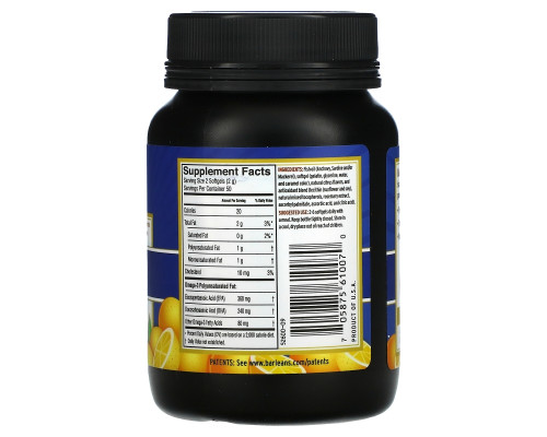 Barlean's Fresh Catch Fish Oil Supplement Omega-3 EPA/DHA Orange Flavor 1000 mg 100 Softgels Barlean's Fresh Catch Fish Oil Supplement Omega-3 EPA/DHA Orange Flavor 1000 mg 100 Softgels