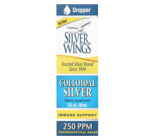 Natural Path Silver Wings, Коллоидное серебро, 250 частей на миллион, 2 жидких унции (60 мл)