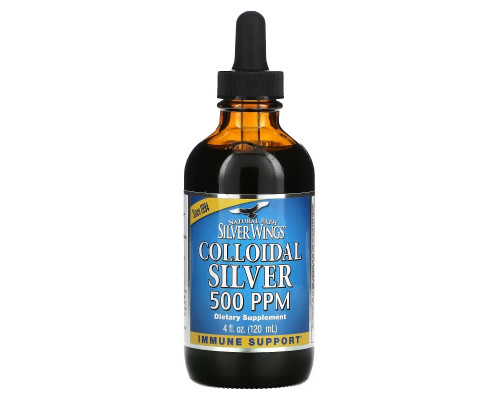 Natural Path Silver Wings, Коллоидное серебро, 500 ppm, 4 жидкие унции (120 мл) Natural Path Silver Wings, Коллоидное серебро, 500 ppm, 4 жидкие унции (120 мл)