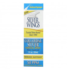 Natural Path Silver Wings, Colloidal Silver Vertical Spray, 50 PPM, 1 fl oz (30 ml)