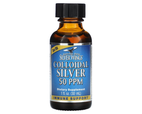 Natural Path Silver Wings, Colloidal Silver Vertical Spray, 50 PPM, 1 fl oz (30 ml) Natural Path Silver Wings, Colloidal Silver Vertical Spray, 50 PPM, 1 fl oz (30 ml)