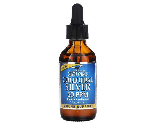 Natural Path Silver Wings, Colloidal Silver, 50 PPM, 2 fl oz (60 ml) Natural Path Silver Wings, Colloidal Silver, 50 PPM, 2 fl oz (60 ml)