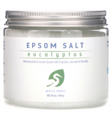 White Egret Personal Care, Английская соль, эвкалипт, 454 г