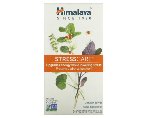 Himalaya Herbal Healthcare StressCare 240 вегетарианских капсул Himalaya Herbal Healthcare StressCare 240 вегетарианских капсул