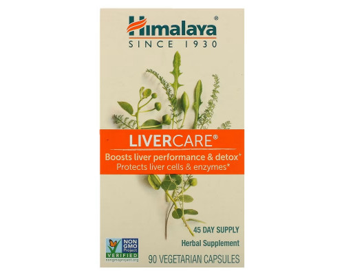 Himalaya Herbal Healthcare Поддержка печени 90 капсул в растительной оболочке Himalaya Herbal Healthcare Поддержка печени 90 капсул в растительной оболочке