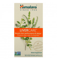 Himalaya Herbal Healthcare Liver Care (забота о печени) 180 вегетарианских капсул