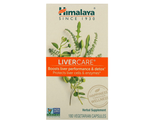 Himalaya Herbal Healthcare Liver Care (забота о печени) 180 вегетарианских капсул Himalaya Herbal Healthcare Liver Care (забота о печени) 180 вегетарианских капсул