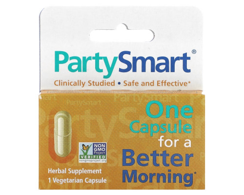 Himalaya Herbal Healthcare PartySmart 10 пакетов по 1 капсуле в каждом Himalaya Herbal Healthcare PartySmart 10 пакетов по 1 капсуле в каждом