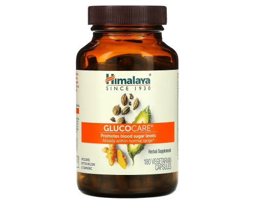 Himalaya, GlucoCare, 180 Vegetarian Capsules Himalaya, GlucoCare, 180 Vegetarian Capsules
