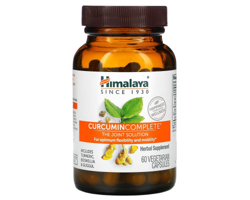 Himalaya, Curcumin Complete, Совместное решение, 60 вегетарианских капсул Himalaya, Curcumin Complete, Совместное решение, 60 вегетарианских капсул