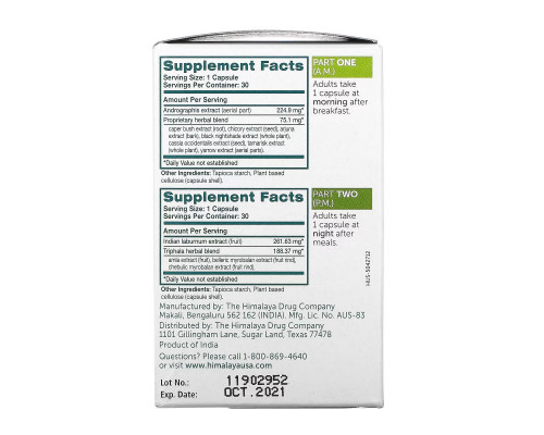 Himalaya, Back to Balance Cleanse, 2 Bottles, 30 Vegetarian Capsules Each Himalaya, Back to Balance Cleanse, 2 Bottles, 30 Vegetarian Capsules Each