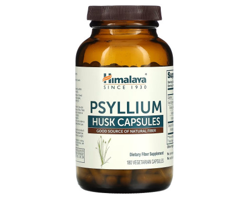 Himalaya, Psyllium Husk Capsules, 180 Vegetarian Capsules Himalaya, Psyllium Husk Capsules, 180 Vegetarian Capsules