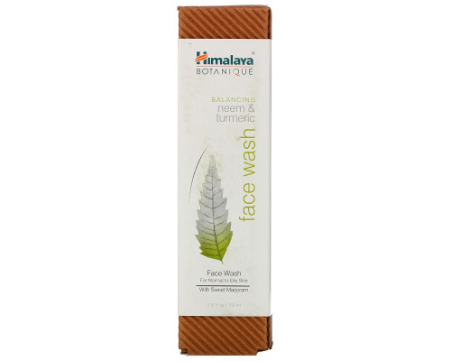 Himalaya Herbal Healthcare Botanique Средство для умывания с нимом и куркумой 507 жидкой унции (150 мл)