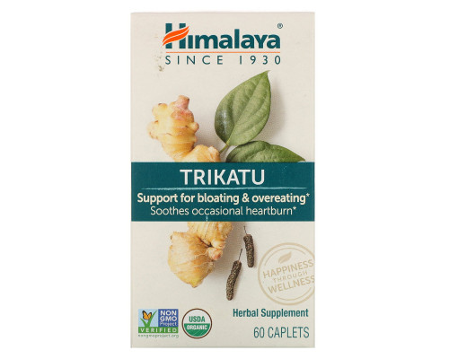 Himalaya Herbal Healthcare Trikatu Gastric Support 60 Caplets Himalaya Herbal Healthcare Trikatu Gastric Support 60 Caplets