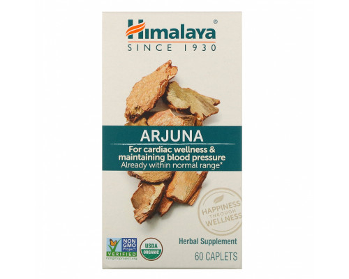 Himalaya Herbal Healthcare Arjuna Cardiac Support 60 Caplets Himalaya Herbal Healthcare Arjuna Cardiac Support 60 Caplets