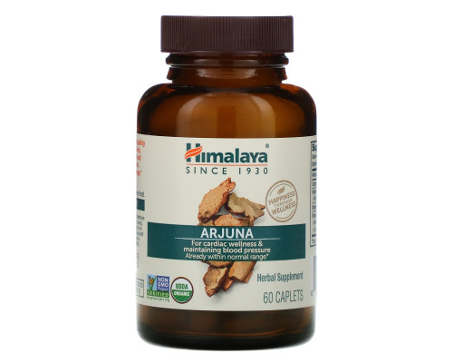 Himalaya Herbal Healthcare Arjuna Cardiac Support 60 Caplets Himalaya Herbal Healthcare Arjuna Cardiac Support 60 Caplets