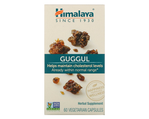 Himalaya Herbal Healthcare Гуггул 60 капсул на растительной основе