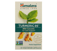 Himalaya, Turmeric 95 with Curcumin for Joint Support, 30 Vegetarian Capsules