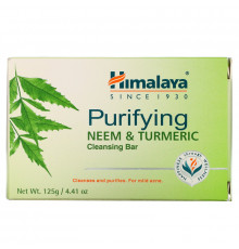 Himalaya, Purifying Cleansing Bar, Neem & Turmeric, 4.41 oz (125 g)