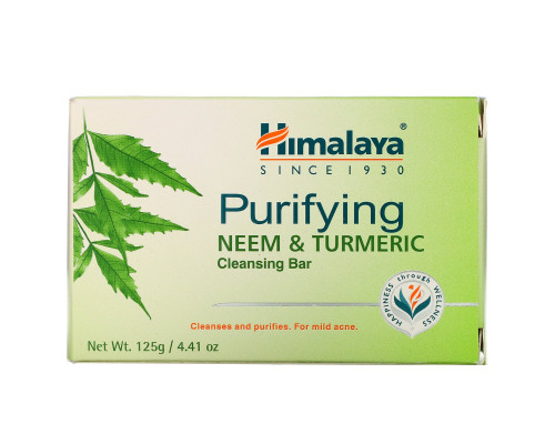 Himalaya, Purifying Cleansing Bar, Neem & Turmeric, 4.41 oz (125 g) Himalaya, Purifying Cleansing Bar, Neem & Turmeric, 4.41 oz (125 g)