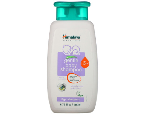 Himalaya Herbal Healthcare, Нежный Детский Шампунь, Гибискус и Нут, 6,76 жидких унций (200 мл)