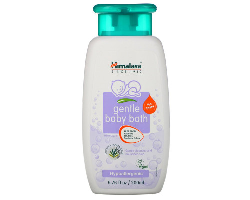Himalaya Herbal Healthcare, Нежная Ванна для Младенца, Нут и Фасоль Золотистая, 6,76 жидких унций (200 мл)